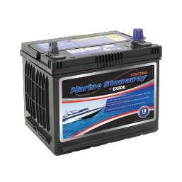 Exide marine stowaway starting battery with code MSST22.