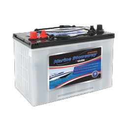 Exide marine stowaway starting battery with code MSST27.